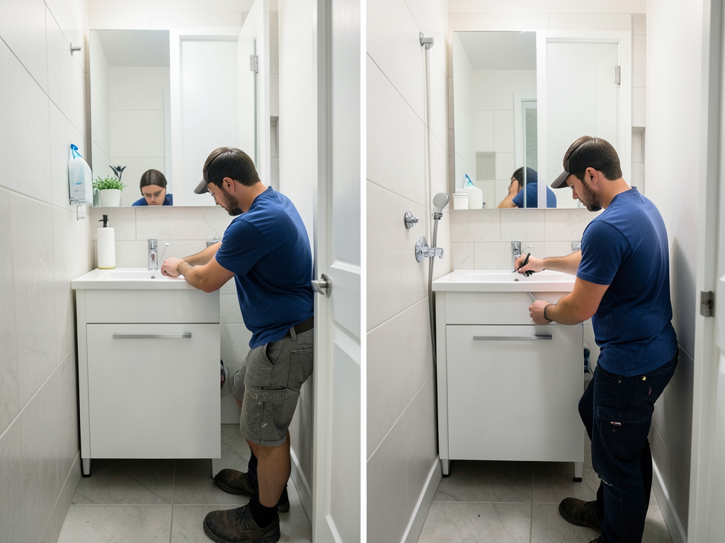 Choosing between a pedestal sink and a vanity for